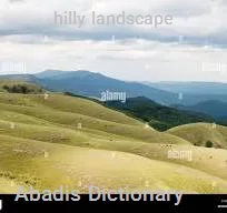 hilly landscape